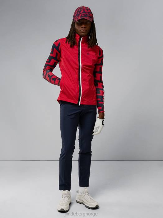 J.Lindeberg menn ask lett pakkbar vest Barbados kirsebær klær F8642394