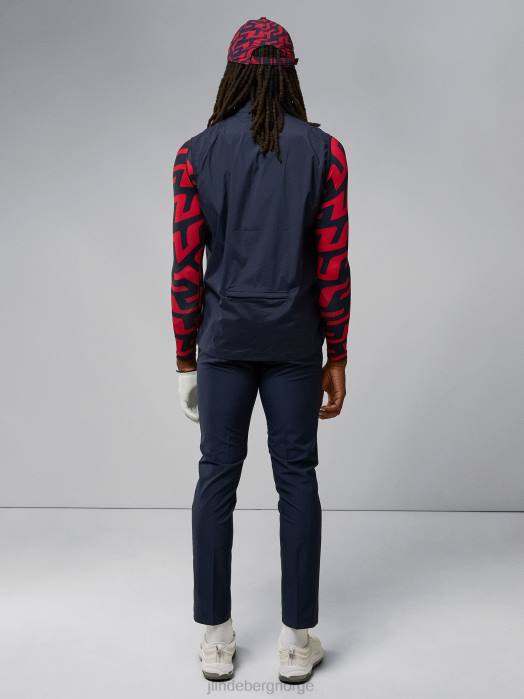 J.Lindeberg menn ask lett pakkbar vest marinen klær F8642393