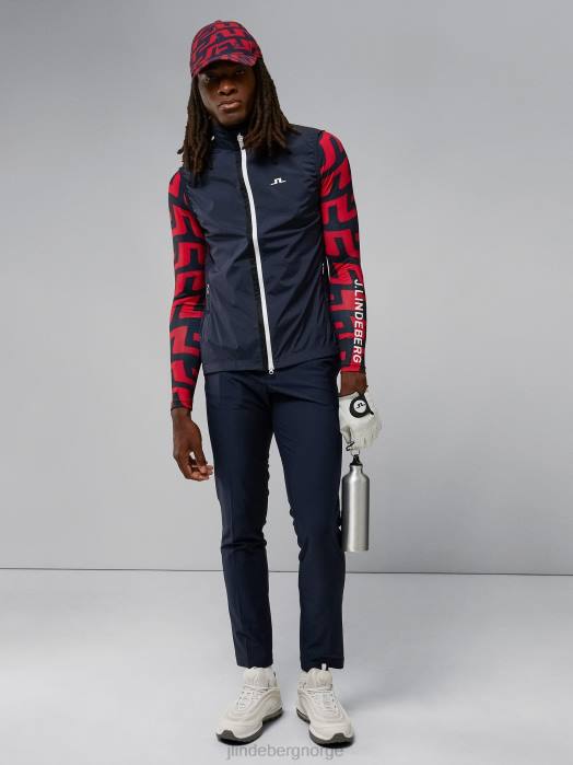 J.Lindeberg menn ask lett pakkbar vest marinen klær F8642393