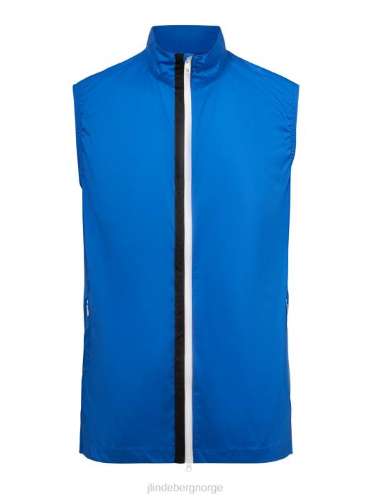 J.Lindeberg menn ask lett pakkbar vest nautisk blå klær F8642395