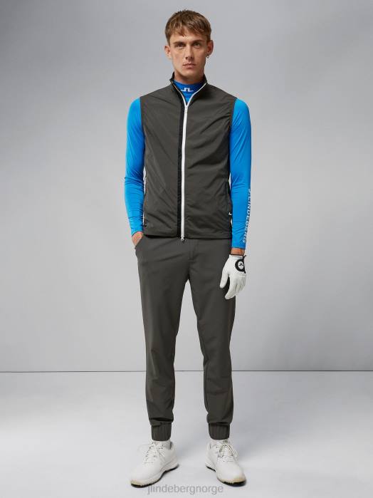 J.Lindeberg menn ask lett pakkbar vest vulkansk aske klær F8642396