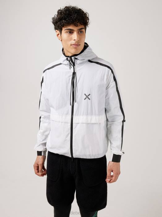 J.Lindeberg menn aston lettvektsjakke hviske hvitt klær F8642472