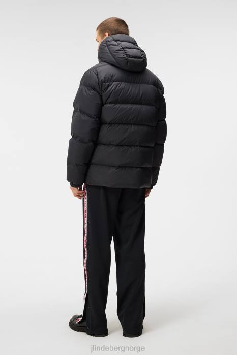 J.Lindeberg menn barrell dunjakke svart klær F864919