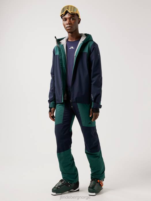 J.Lindeberg menn base camp skijakke trelinje grønn klær F8642475