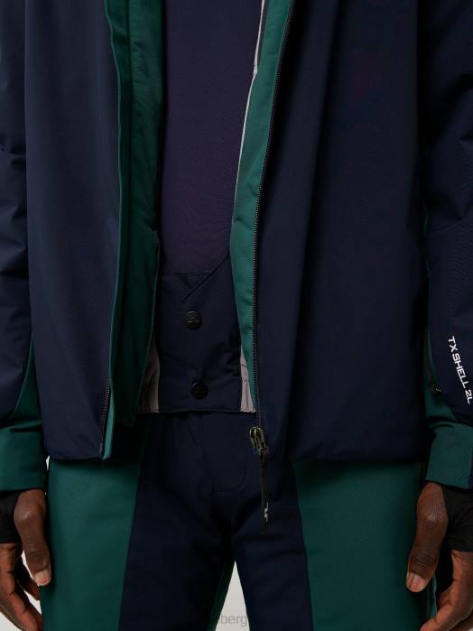 J.Lindeberg menn base camp skijakke trelinje grønn klær F8642475