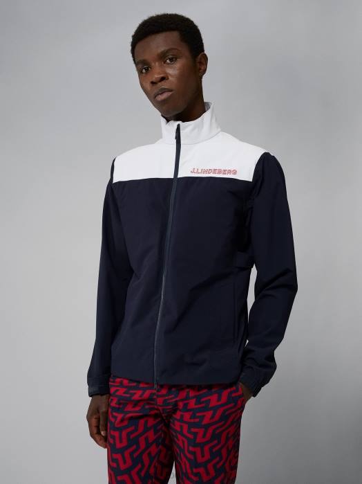 J.Lindeberg menn bridge regnjakke marinen klær F8642443