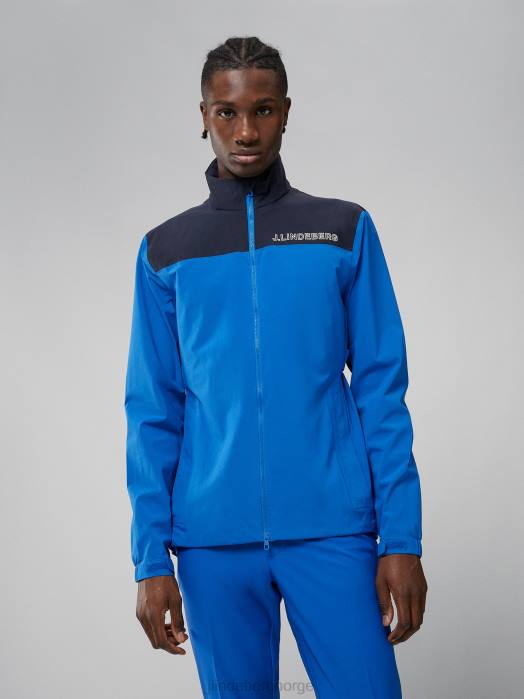 J.Lindeberg menn bridge regnjakke nautisk blå klær F8642444