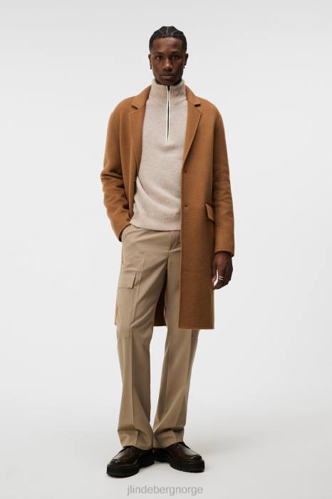 J.Lindeberg menn diego ullkåpe chipmunk klær F864915