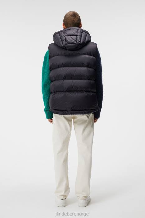 J.Lindeberg menn duke dunvest svart klær F864913