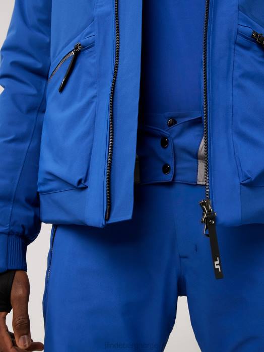 J.Lindeberg menn edmund skijakke spekter blått klær F8642481