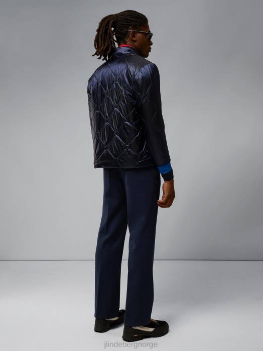 J.Lindeberg menn flow bomber jakke marinen klær F8642445