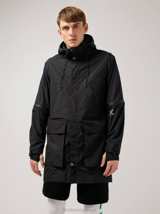 J.Lindeberg menn howard tech jakke svart klær F8642474