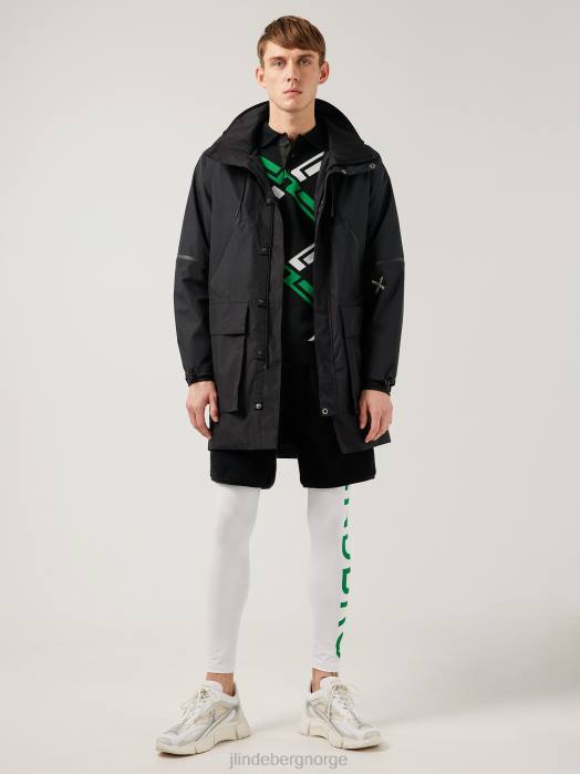 J.Lindeberg menn howard tech jakke svart klær F8642474