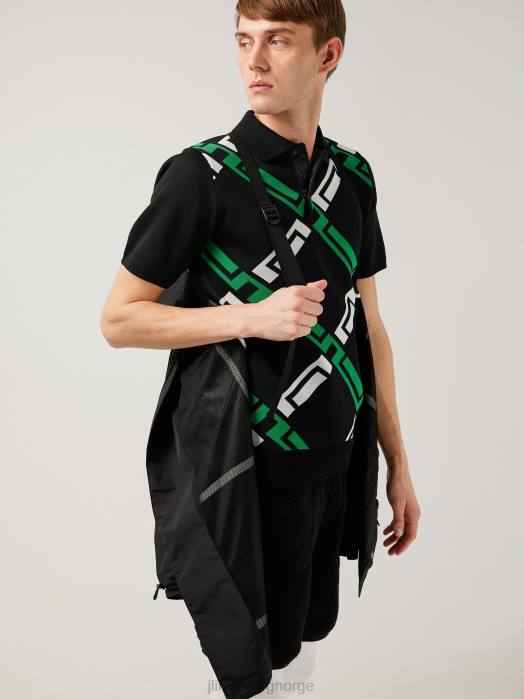 J.Lindeberg menn howard tech jakke svart klær F8642474