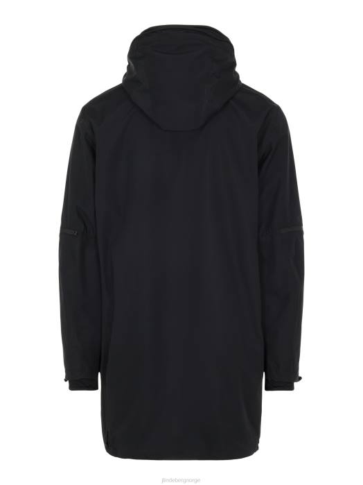 J.Lindeberg menn howard tech jakke svart klær F8642474