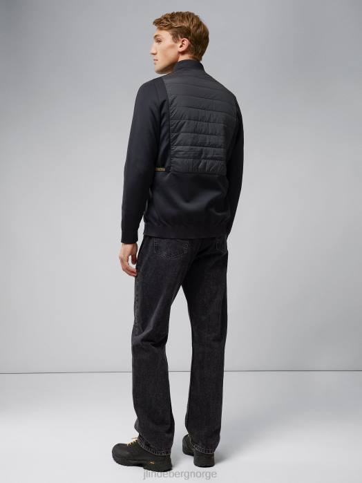 J.Lindeberg menn kenny hybrid jakke svart klær F8642419