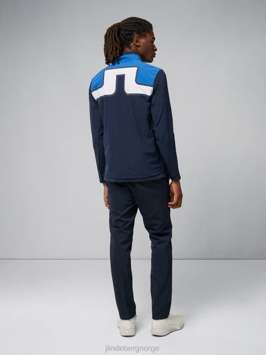 J.Lindeberg menn kv hybridjakke nautisk blå klær F8642383