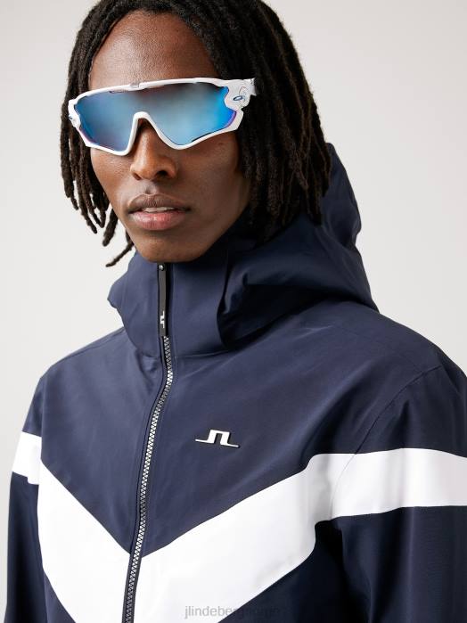 J.Lindeberg menn omnia pro skijakke marinen klær F8642486