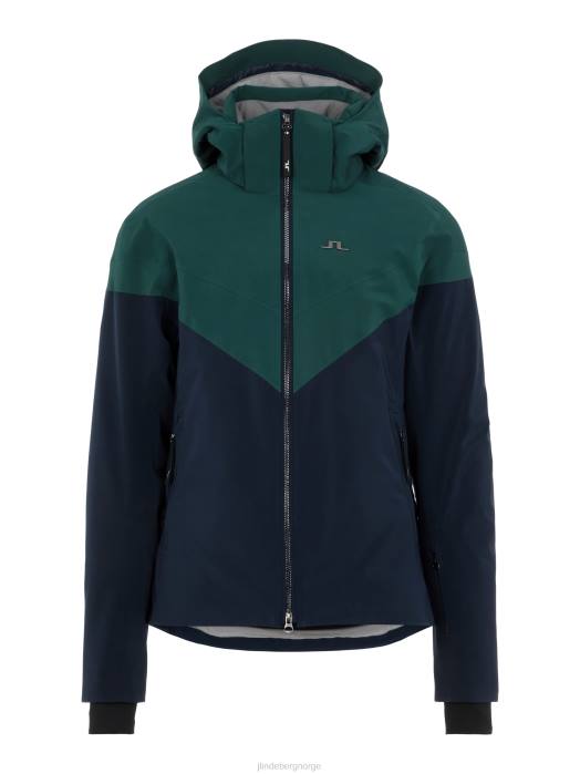 J.Lindeberg menn omnia pro skijakke trelinje grønn klær F8642487