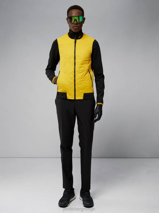 J.Lindeberg menn quilt hybrid jakke daglilje klær F8642423