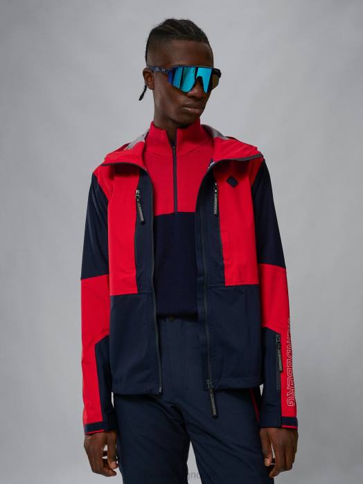 J.Lindeberg menn summit softshell jakke marinen klær F8642442