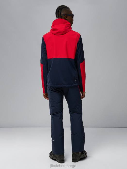 J.Lindeberg menn summit softshell jakke marinen klær F8642442