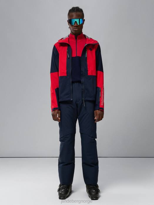 J.Lindeberg menn summit softshell jakke marinen klær F8642442