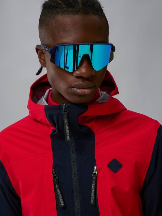 J.Lindeberg menn summit softshell jakke marinen klær F8642442