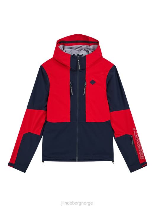 J.Lindeberg menn summit softshell jakke marinen klær F8642442