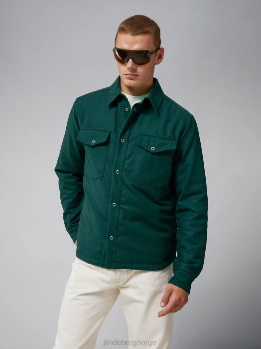 J.Lindeberg menn vendbar overskjorte med stor bro ponderosa furu klær F8642428