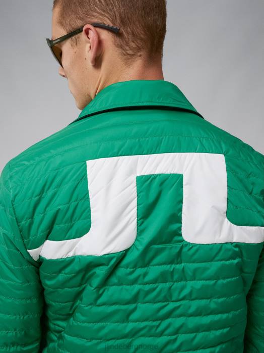 J.Lindeberg menn vendbar overskjorte med stor bro ponderosa furu klær F8642428