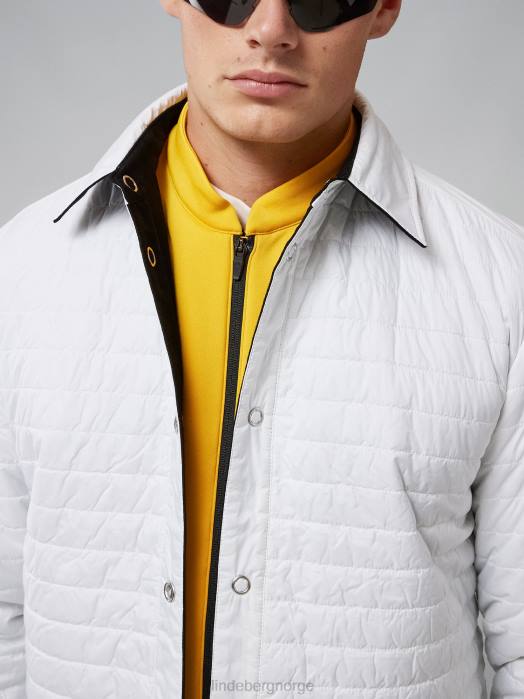 J.Lindeberg menn vendbar overskjorte med stor bro svart klær F8642427