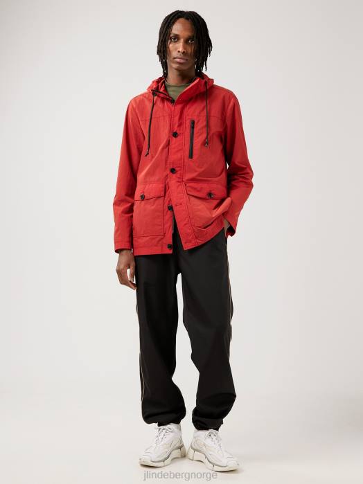 J.Lindeberg menn vindjakke i ask ketchup klær F8642457