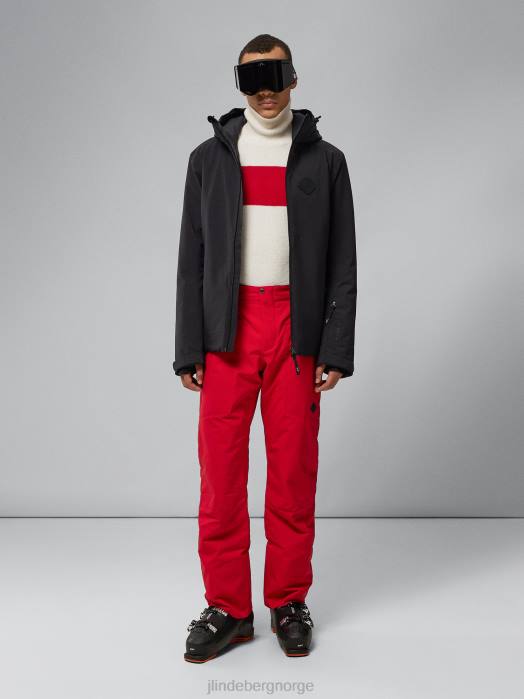 J.Lindeberg menn clarke bukse Barbados kirsebær klær F8641316