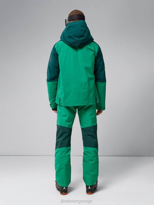 J.Lindeberg menn antenne 2-i-1 skalljakke ponderosa furu klær F8641295