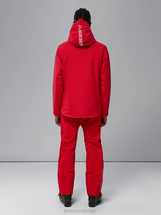 J.Lindeberg menn ess jakke Barbados kirsebær klær F8641286