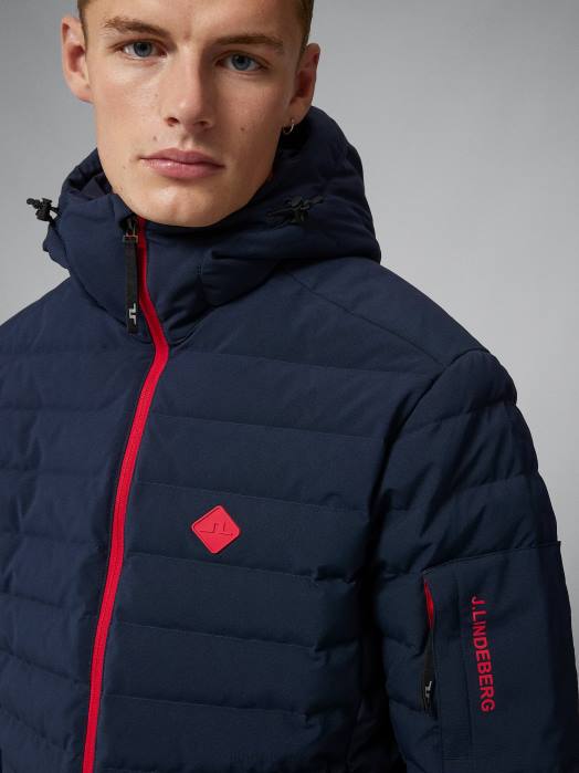 J.Lindeberg menn termisk pro dunjakke marinen klær F8641291