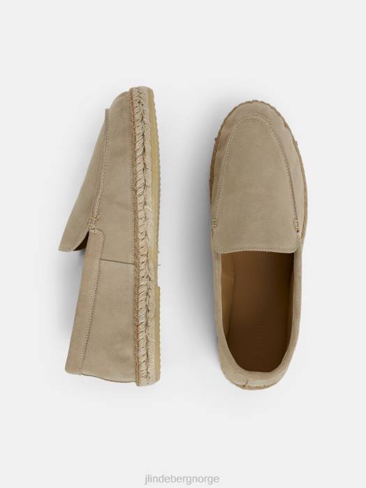 J.Lindeberg menn vin semsket espadrille safari beige tilbehør F8641258