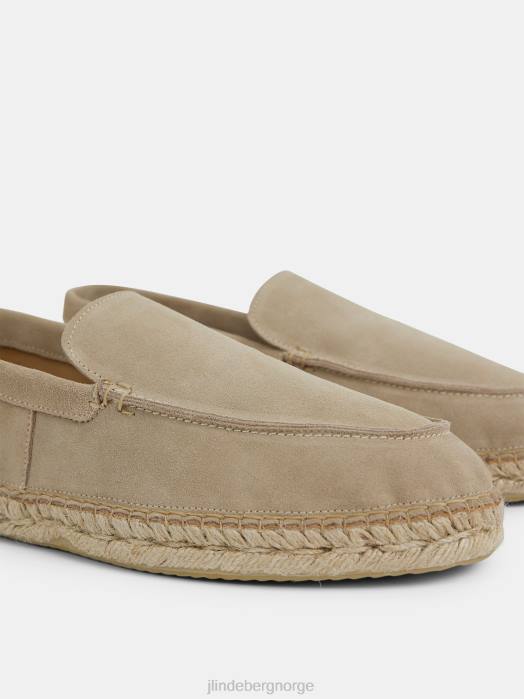 J.Lindeberg menn vin semsket espadrille safari beige tilbehør F8641258