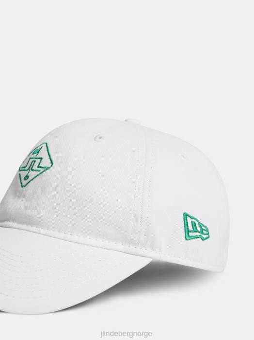 J.Lindeberg menn house of new era hatt hvit tilbehør F8642506
