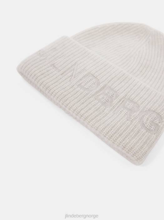 J.Lindeberg menn monti kashmir blanding lue hviske hvitt tilbehør F8642532