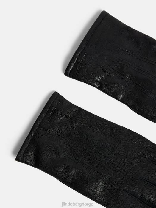 J.Lindeberg menn Milo skinnhanske svart tilbehør F8641241