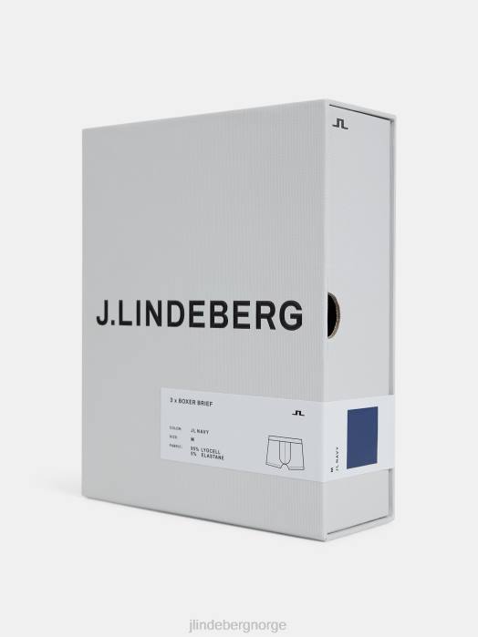 J.Lindeberg menn bridge lyocell boxershorts marinen tilbehør F8641263